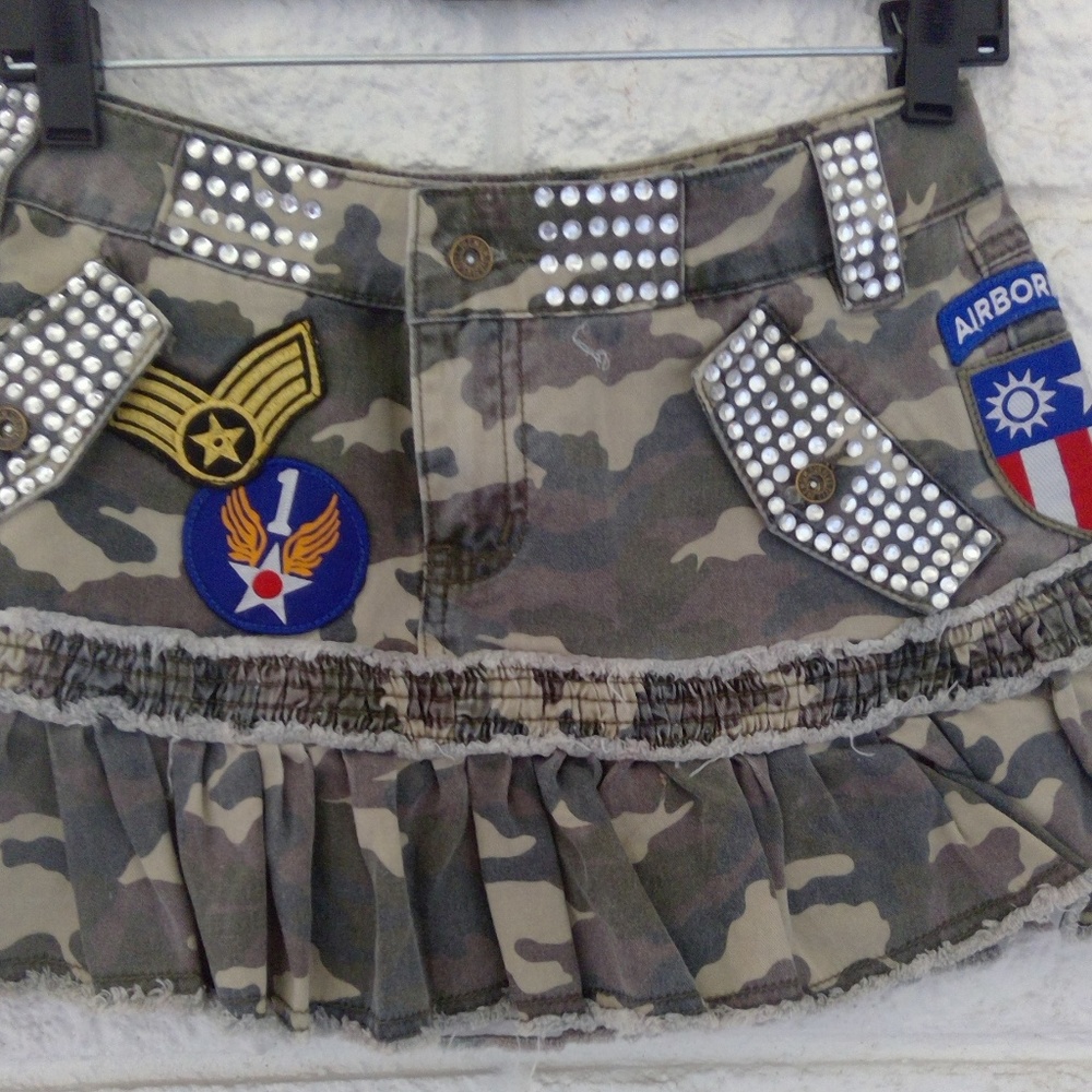 Brand New With Tags Camouflage  Jean skirt